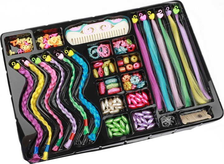 Produktbild Toi-Toys Dekorieren Sie Ihr Haarperlen- und Haarlocken-Set