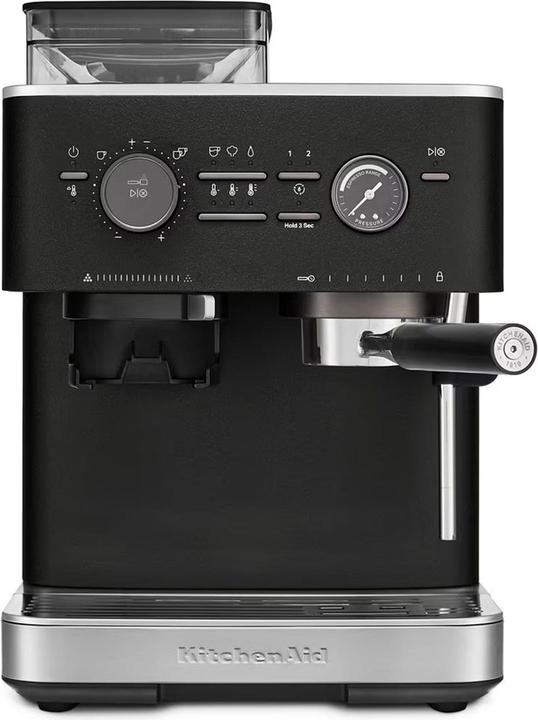 Productafbeelding KitchenAid 5KES6551EBK Siebträgermaschine mit Mahlwerk