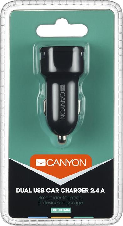 Produktbild Canyon KFZ-Ladegerät 2Port,2xUSB-A