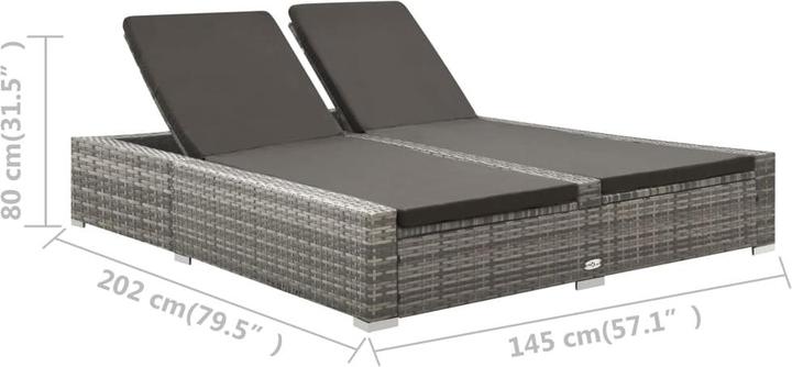 Produktbild vidaXL Sonnenliege (202 cm)
