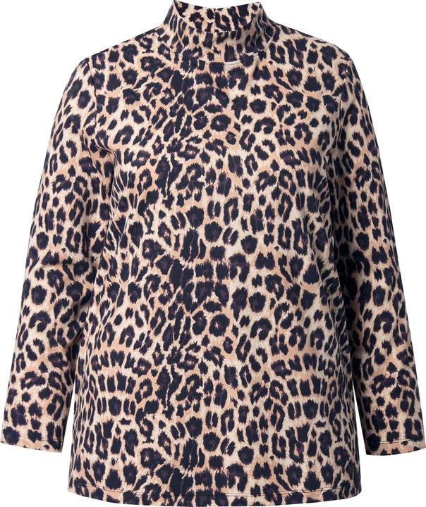 Immagine prodotto Miamoda T-shirt dal taglio comodo con leopardi e collo alto (52)