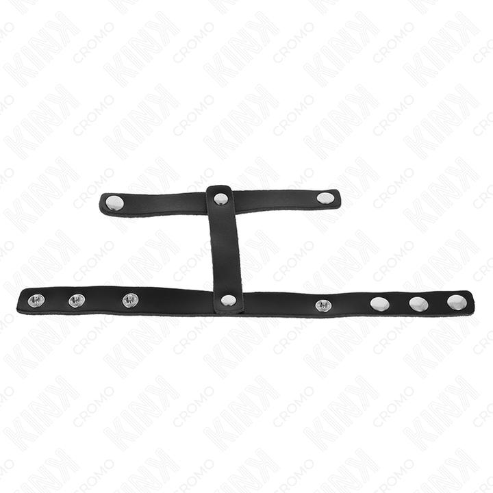 Produktbild Kink Verstellbarer Penisring Aus Leder Und Hodenteilgurt (10 cm)