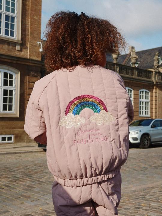 Actual product image Konges Slojd Juno PailettenBomberjacke Twi Mauve (104)