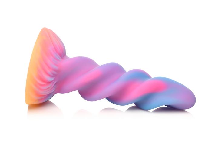 Actual product image Creature Cocks Moon Rider - Glow-in-the-Dark Unicorn Dildo