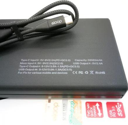 Actual product image reloop E29 mobile Power Bank 30000mAh black (30000 mAh)
