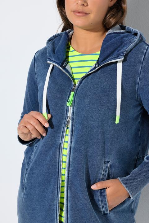 Image du produit Laurasøn Veste en molleton aspect denim (54)