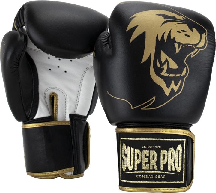 Super Pro Combat Gear Warrior SE Leather Boxing Gloves (14 OZ)