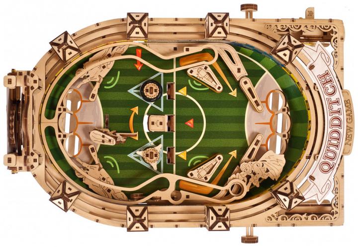 Actual product image Ugears Harry Potter Quidditch pinball machine