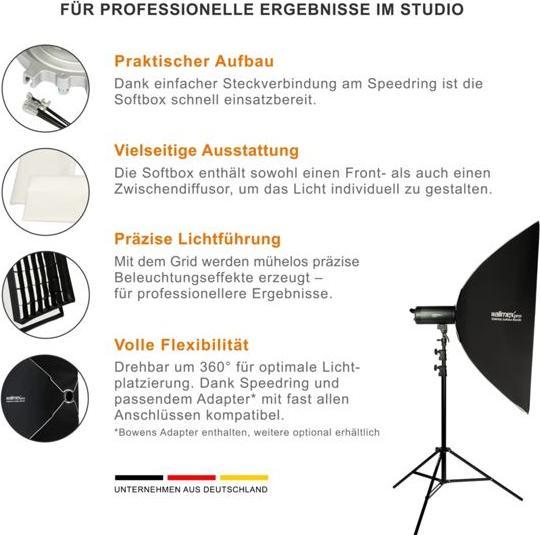 Productafbeelding Walimex pro Essentiële softbox 80x120 (Softbox)