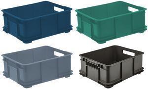 Image du produit keeeper Boîte de rangement Euro-Box L ""bruno eco"", graphite Couleur : eco-graphite, 20 litres, en 100% (20 l, 1x)