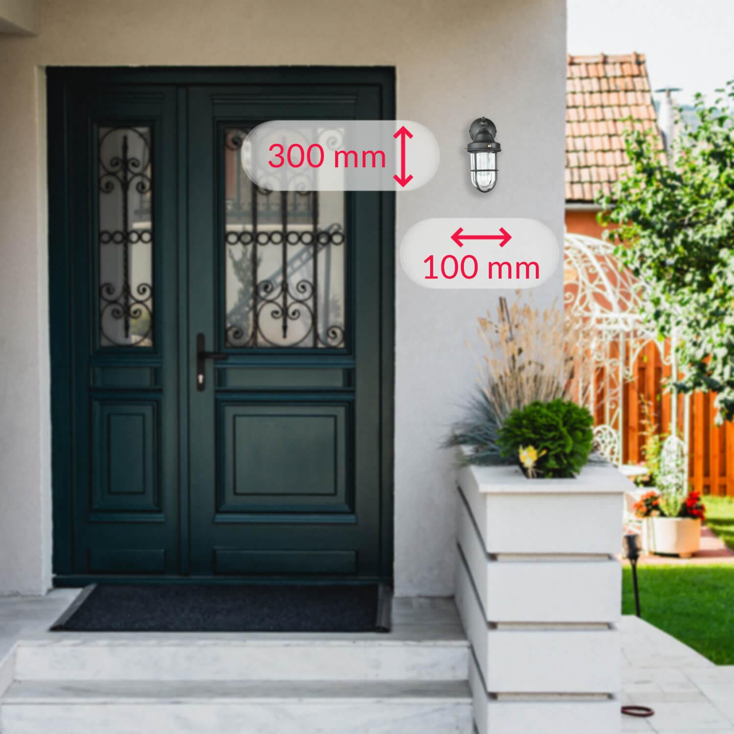 Thumbnail - Licht-Erlebnisse, Gartenbeleuchtung, Applique Outdoor 182 (E27, IP44)