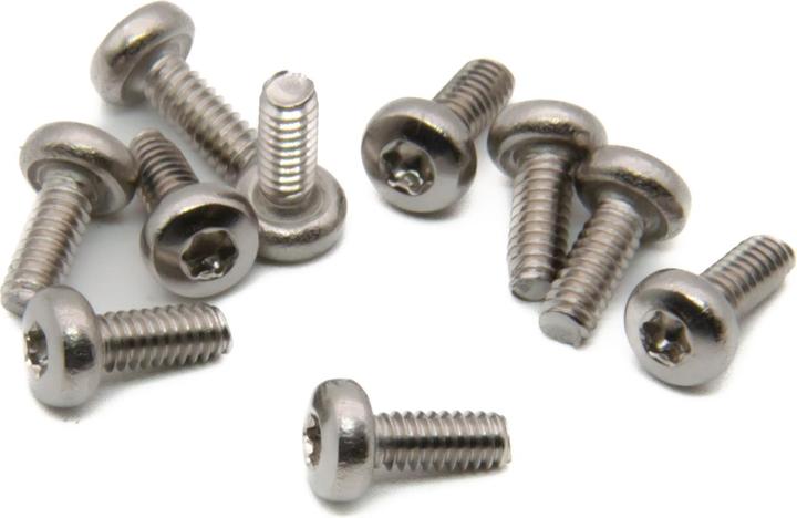Purecrea 10 Stück M2x5mm Linsenkopfschrauben Set rostfrei