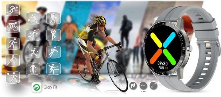 Actual product image Gino Rossi SW018-2, grey colour (45 mm)