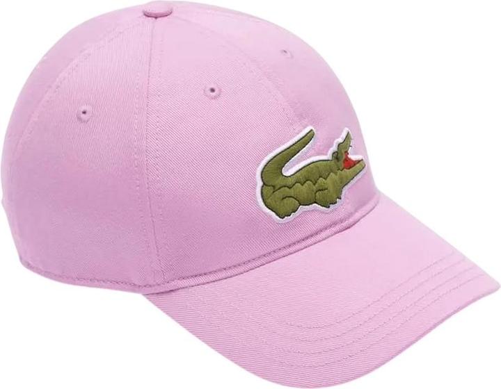 Actual product image Lacoste Logo Cotton Twill Adjustable Baseball Cap (One size)
