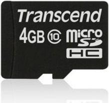 Productafbeelding Transcend microSDHC zonder adapter (4 GB, microSDHC, U1, UHS-I)