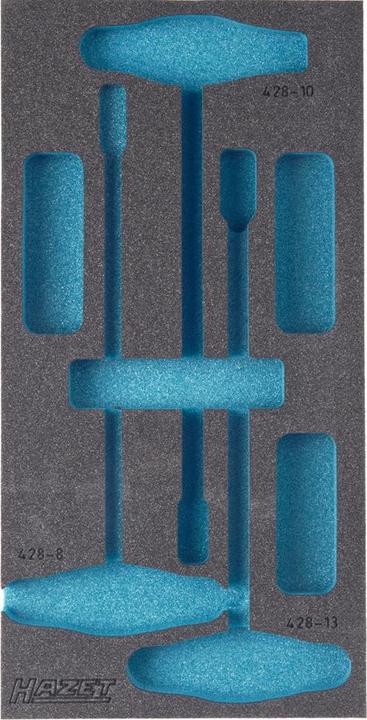 Actual product image HAZET 2C soft foam insert 163-122L