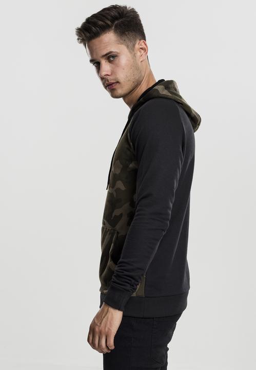 Immagine prodotto Urban Classics Felpa con cappuccio Camo Contrast Raglan (S)