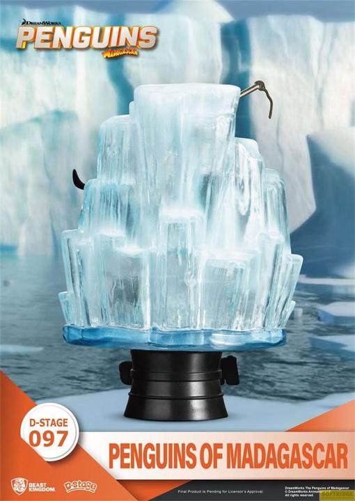 Actual product image Beast Kingdom Les Pingouins de Madagascar diorama PVC D-Stage Skipper, Kowalski, Private & Rico 14 cm
