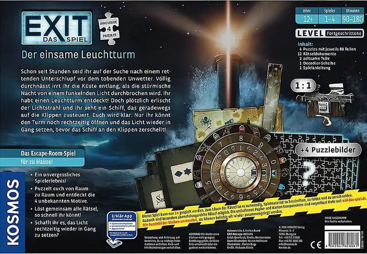 Produktbild Kosmos Exit - Der einsame Leuchtturm (Deutsch, 1 - 4 Spieler)