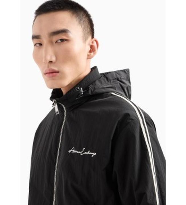 Actual product image Armani Exchange Signature Logo Bomber Jacket (L)