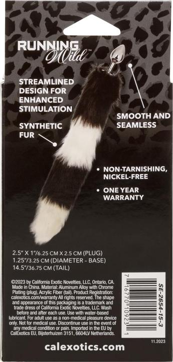 Produktbild CalExotics Running Wild™ Black & White Tail