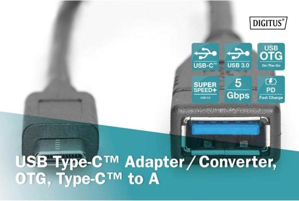 Produktbild Digitus AK-300315-001-S (0.15 m, USB 3.2 Gen 1)