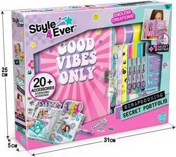 Produktbild Style 4 Ever Scrapbooking Hemmelig Dagbog