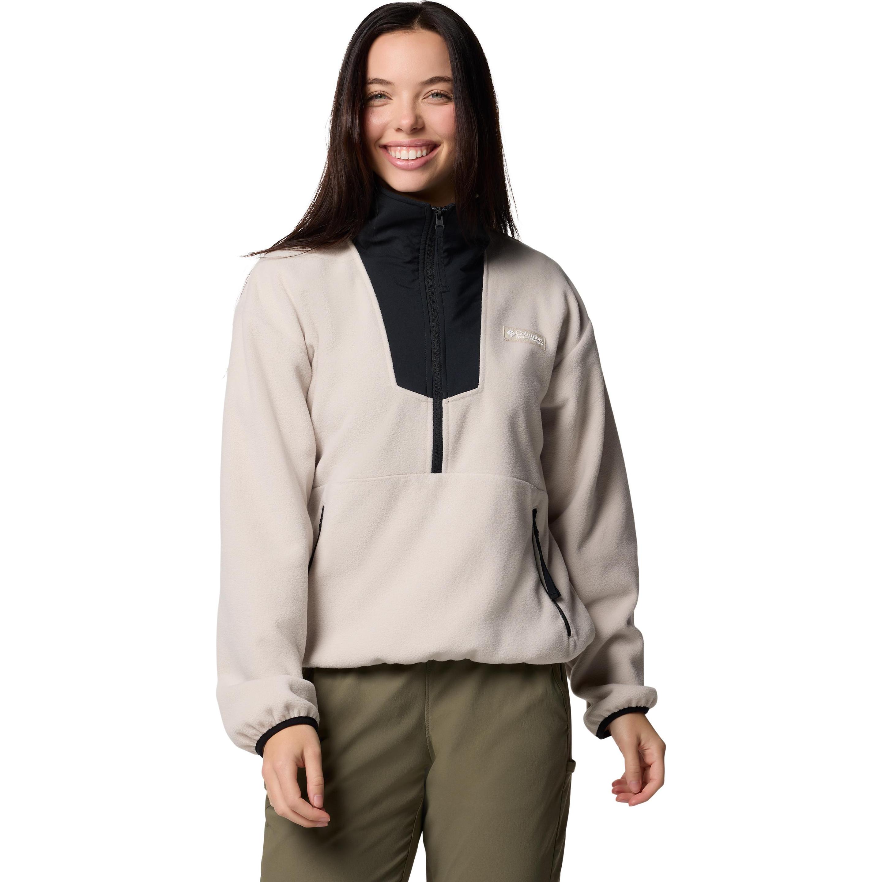 Columbia, Damen, Jacke, Sequoia Grove™ 1/2 Zip Fleece (XL), Braun, XL