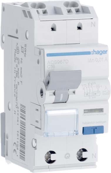 Image du produit Hager Disjoncteur différentiel ACS967D