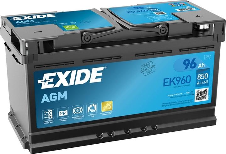 Produktbild Exide Akumuliatorius (12 V, 96 Ah, 850 A)