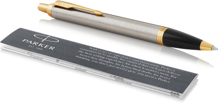 Actual product image Parker Pen IM Brushed Metal G.C. (Silver, 1 x)
