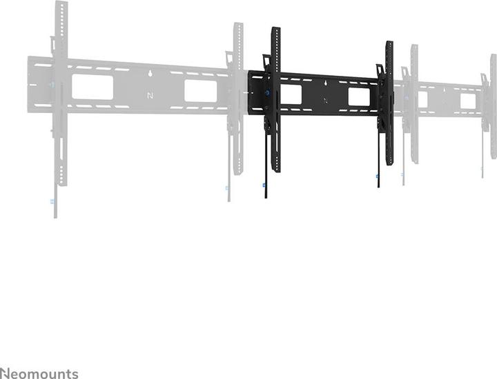 Produktbild Neomounts Wandhalterung 800x600mm 125kg/43-98"/neig/schwarz/Schwerlast (Wand, 98", 125 kg)