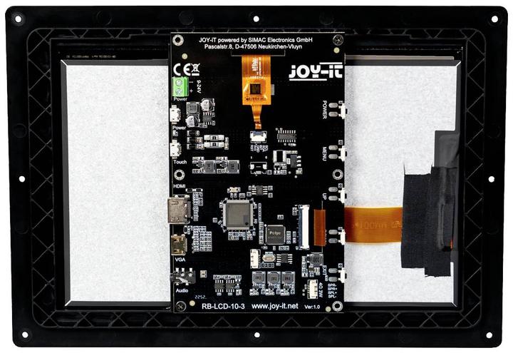 Image du produit Joy-it RB-LCD10-3 Moniteur à écran tactile 25.7cm (10.1 pouces) 1280 x 800 pixels boîtier inclus