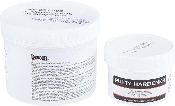 Produktbild Rs Pro Epoxidkleber Kaltmetall Devcon F 500g
