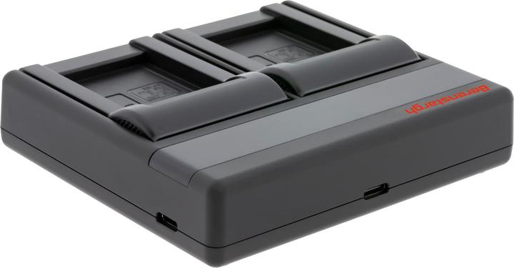 Actual product image Berenstargh Dual PD Hyper Ladegerät f. Ordro NP-170 Fuji NP85 USB-C in/out Powerbankfunktion (Camera battery charger)