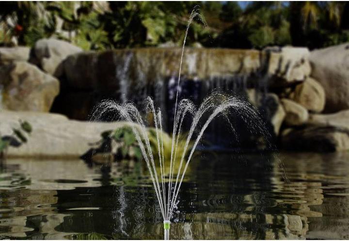 Produktbild Renkforce Spbrunnenpumpe aus Kunststoff mit 4 verschiedenen Sprühköpfen, 58W