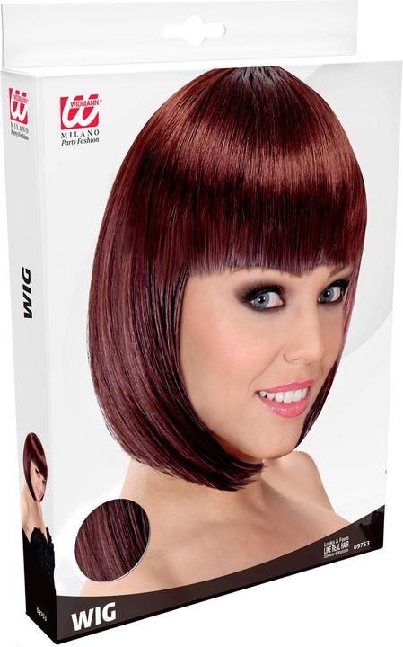 Image du produit Widmann Perruque Lou Lou brun