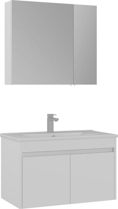 Produktbild Homitis Side 85 v2 Bathroom Cabinet With Sink & Mirror Set (2 Pieces)