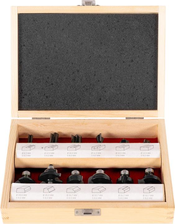 Produktbild Stier Fräsersortiment 12-teilig 8 mm