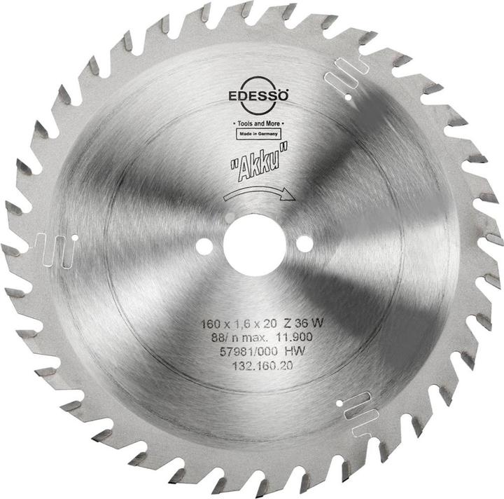 Magni Edessö 13216020 Kreissägeblatt "Profi" 160x1,6x20mm Z36 aus HW