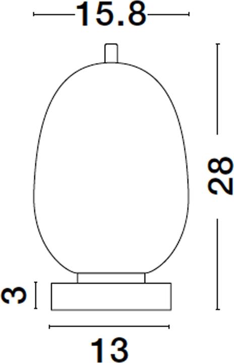 Productafbeelding Nova Luce LATO tafellamp E14 zwart 28x15,8cm 9624089 (E14)