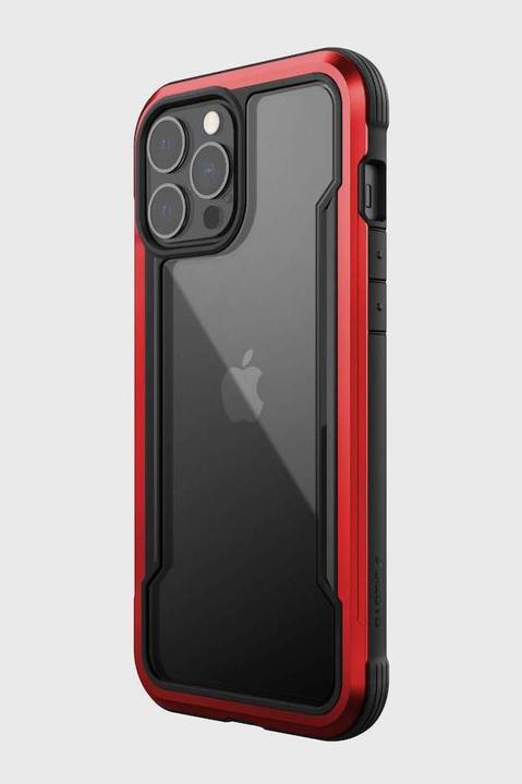 Produktbild Raptic iPhone 13 Pro Max - /X-Doria Defense Shield Case mit rotem Rahmen (Apple iPhone 13 Pro Max)