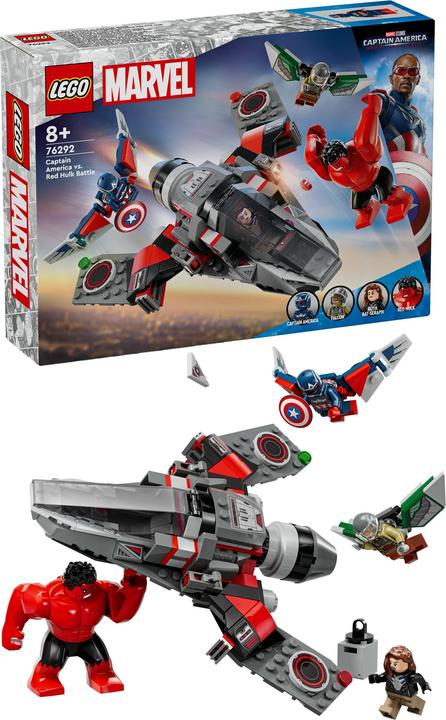 Produktbild LEGO Showdown zwischen Captain America und Red Hulk (76292, LEGO Marvel)