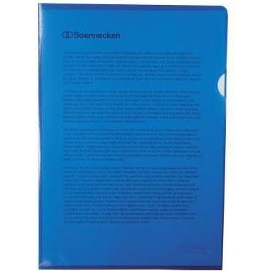 Thumbnail - Soennecken, Mappe, Sichthülle 1514 DIN A4 PP blau 100 St./Pack. (A4, 100 x)