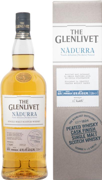 Image du produit The Glenlivet NÀDURRA Peated Whisky Cask Finish 48% vol. 1l en boîte cadeau (Single Malt)