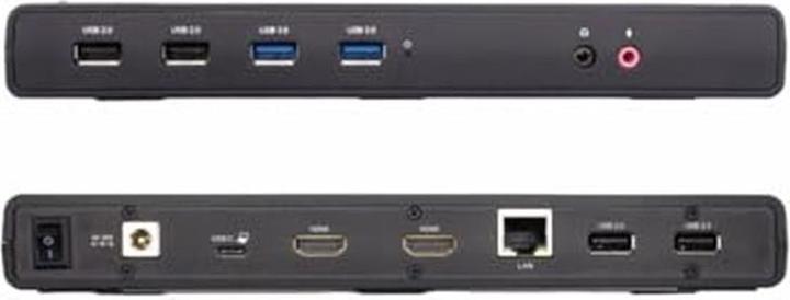 Produktbild i-tec USB 3.0 / USB-C / Thunderbolt Dual Display Docking Station + Power Delivery 100W (USB-C, 12 Ports)