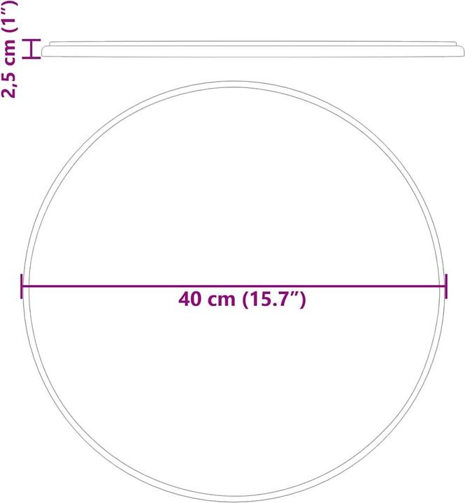 Produktbild vidaXL Tischplatte (40 x 40 cm)
