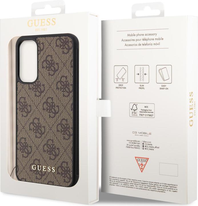 Produktbild Guess 4G Charms Case für A346B Samsung Galaxy A34 - grey (Samsung Galaxy A34 5G)