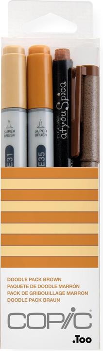 Produktbild Copic Ciao Doodle pack Brown, 4 Stück (4 x)