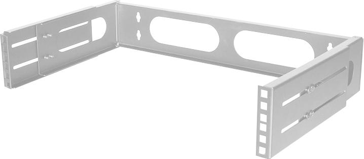 Actual product image LogiLink W02B40G 48.30cm (19") wall bracket 2 U, light grey